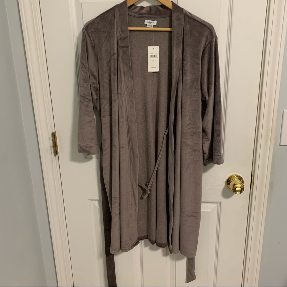 Splendid Gray Robe NWT S/M - Picture 2 of 7